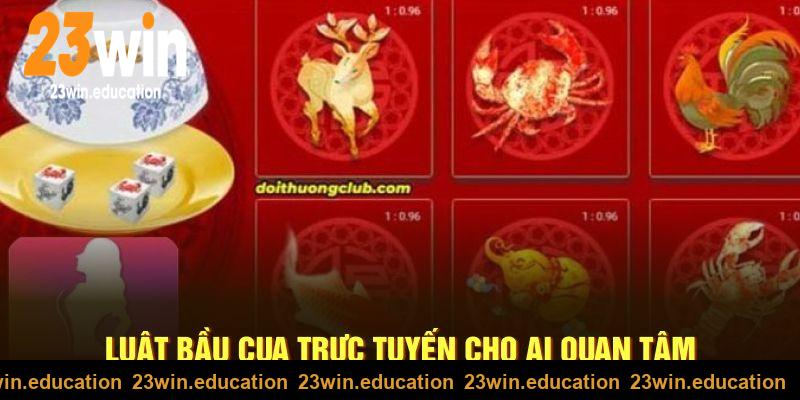 Luật bầu cua online 23win cho người chơi