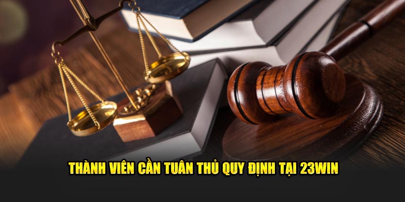 Thành viên cần tuân thủ quy định tại 23WIN