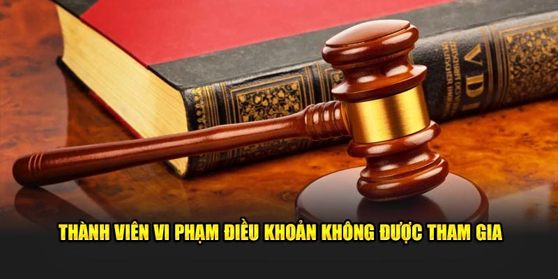 Thành viên vi phạm điều khoản 23win không được tham gia