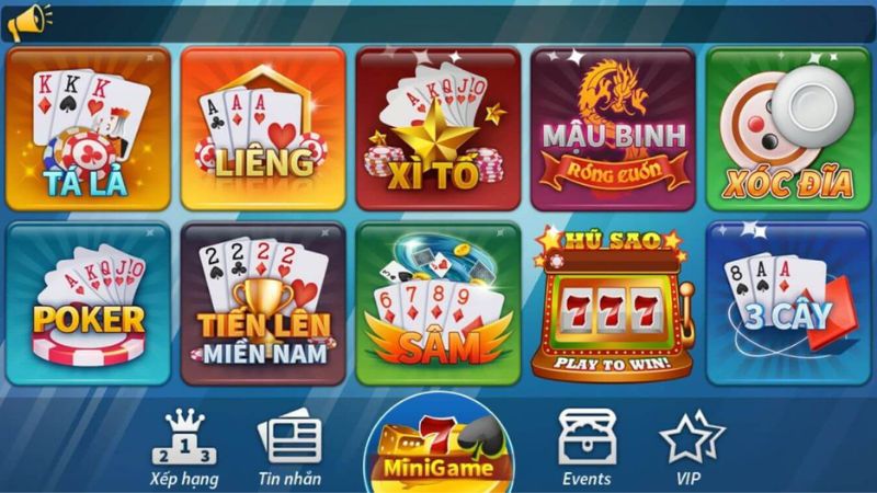 Topzo mang đến một kho game bài đổi thưởng chất lượng và phong phú
